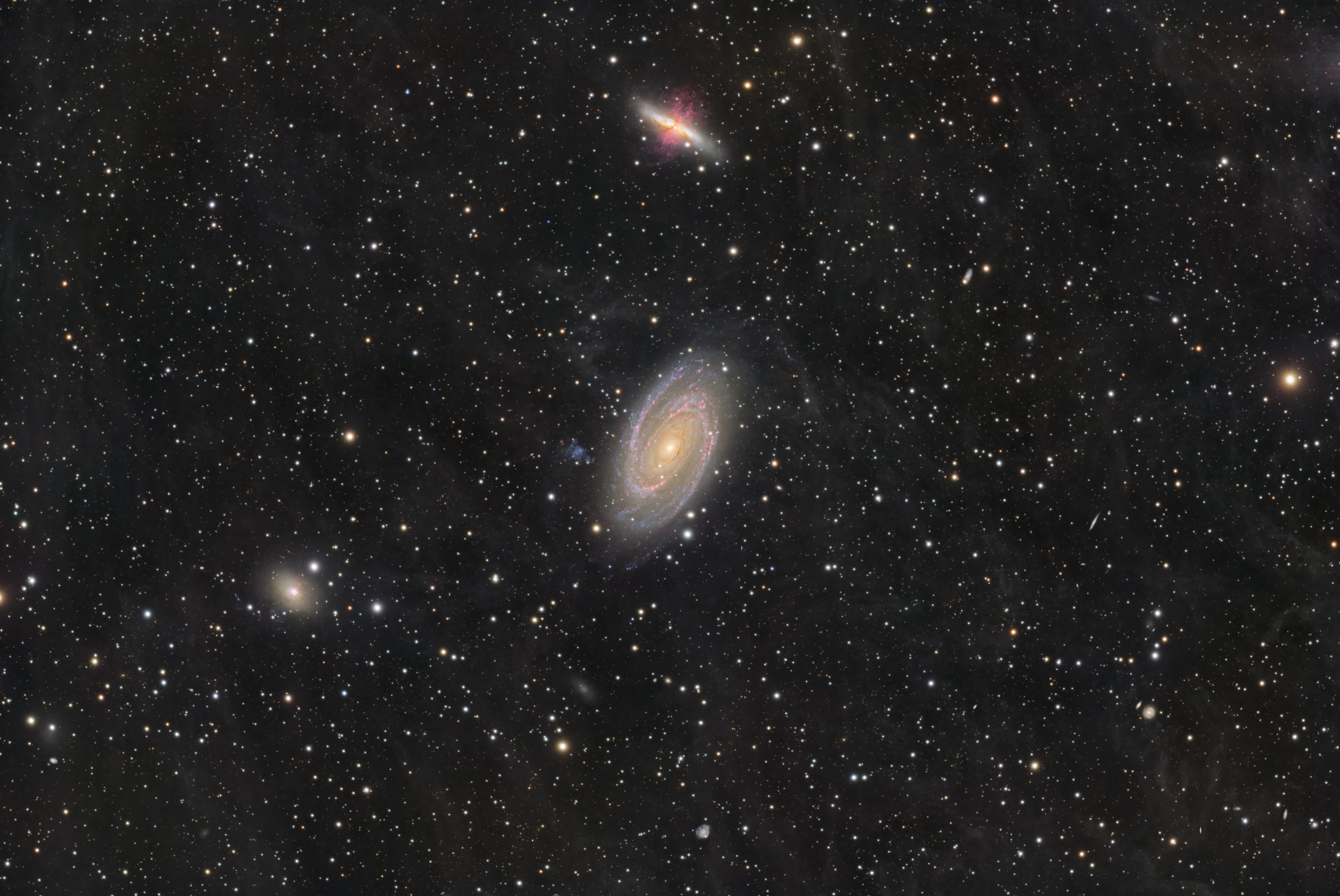 M81波德星系 三级区LRGB 80小时