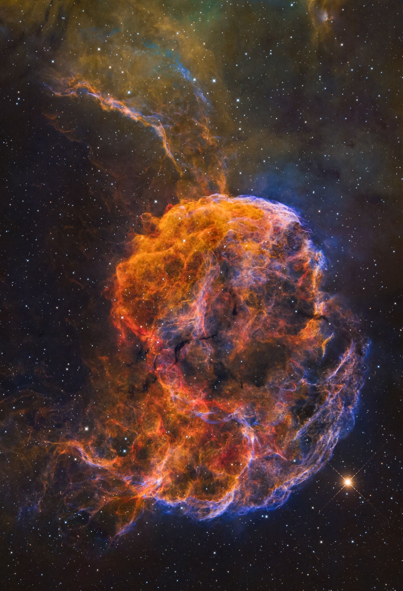 每日一图素材——水母星云