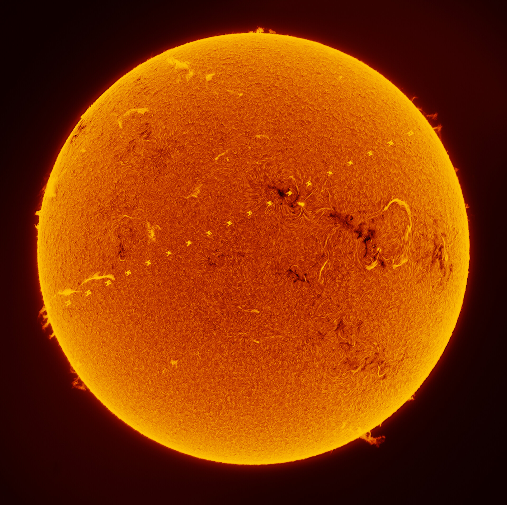 中国空间站凌日2026.03.08.