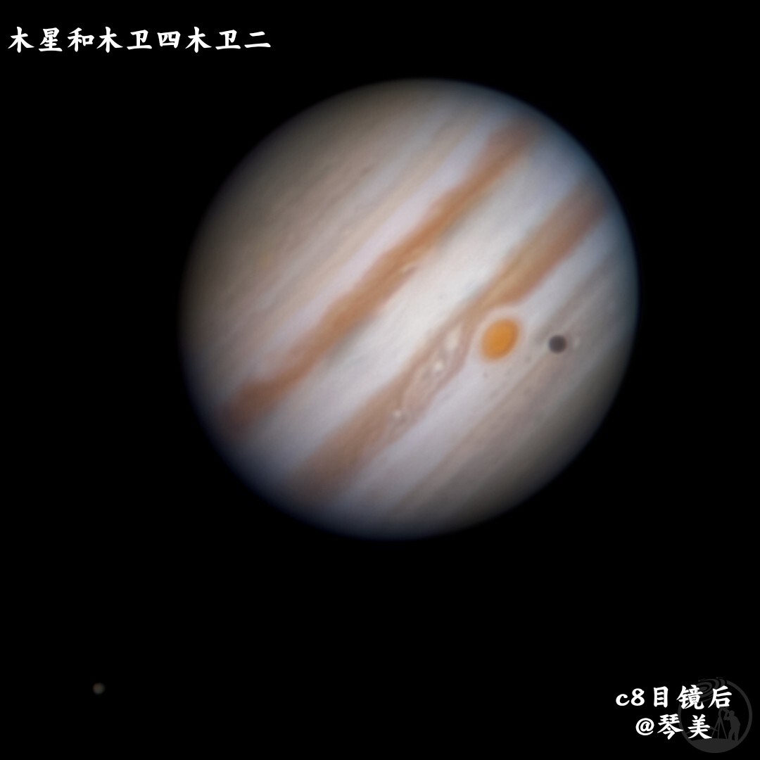 手机目镜后木星