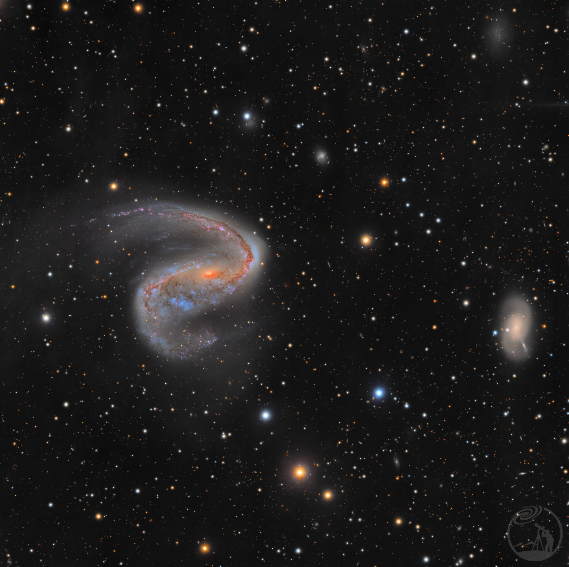 NGC2442眼镜蛇星系