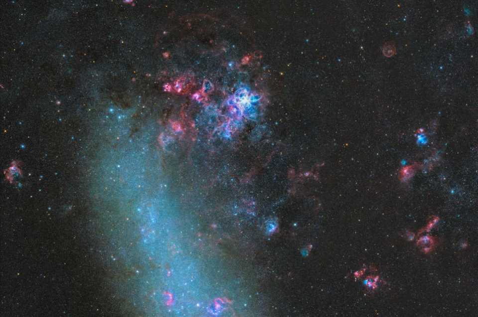 大麦哲伦星系-智利台素材