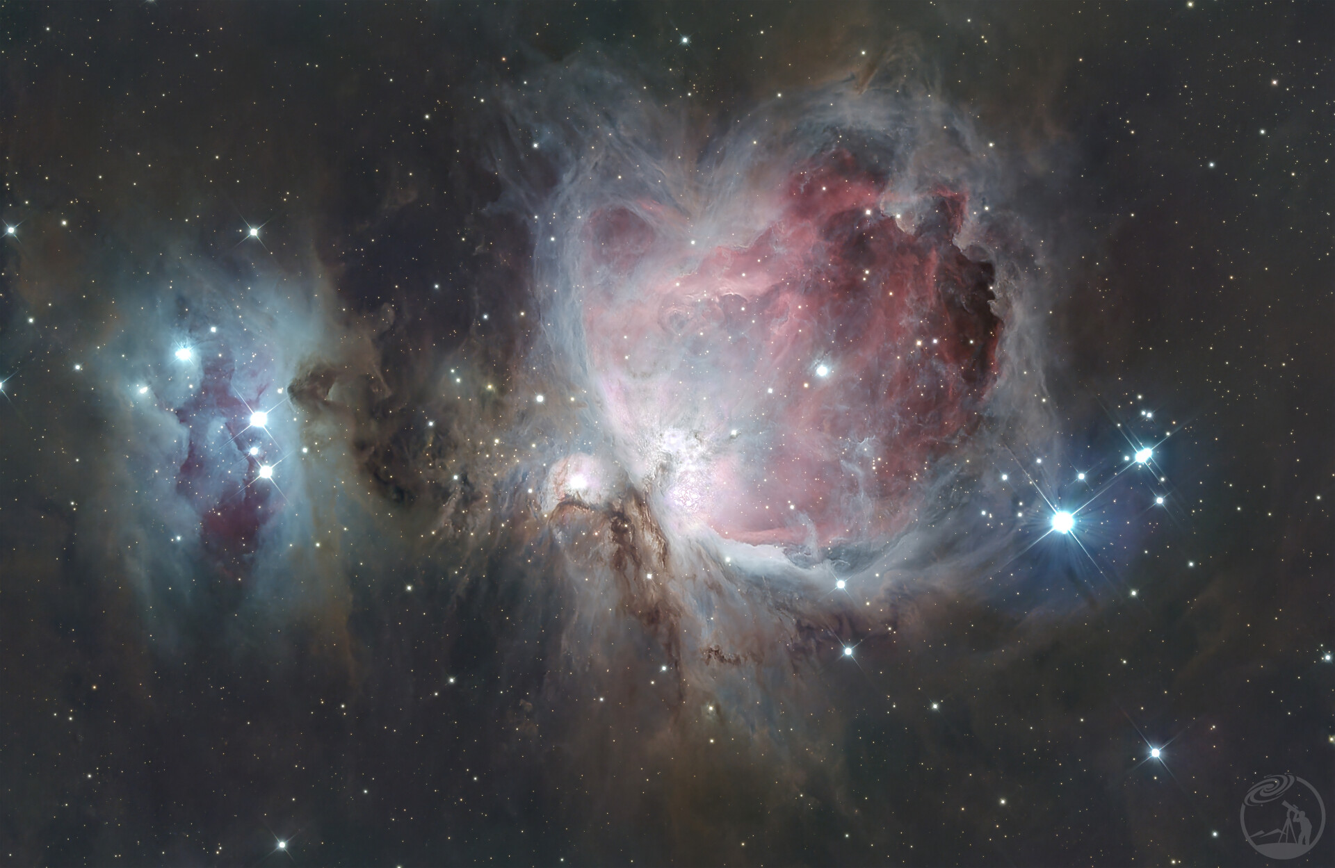 不同焦段下的猎户座