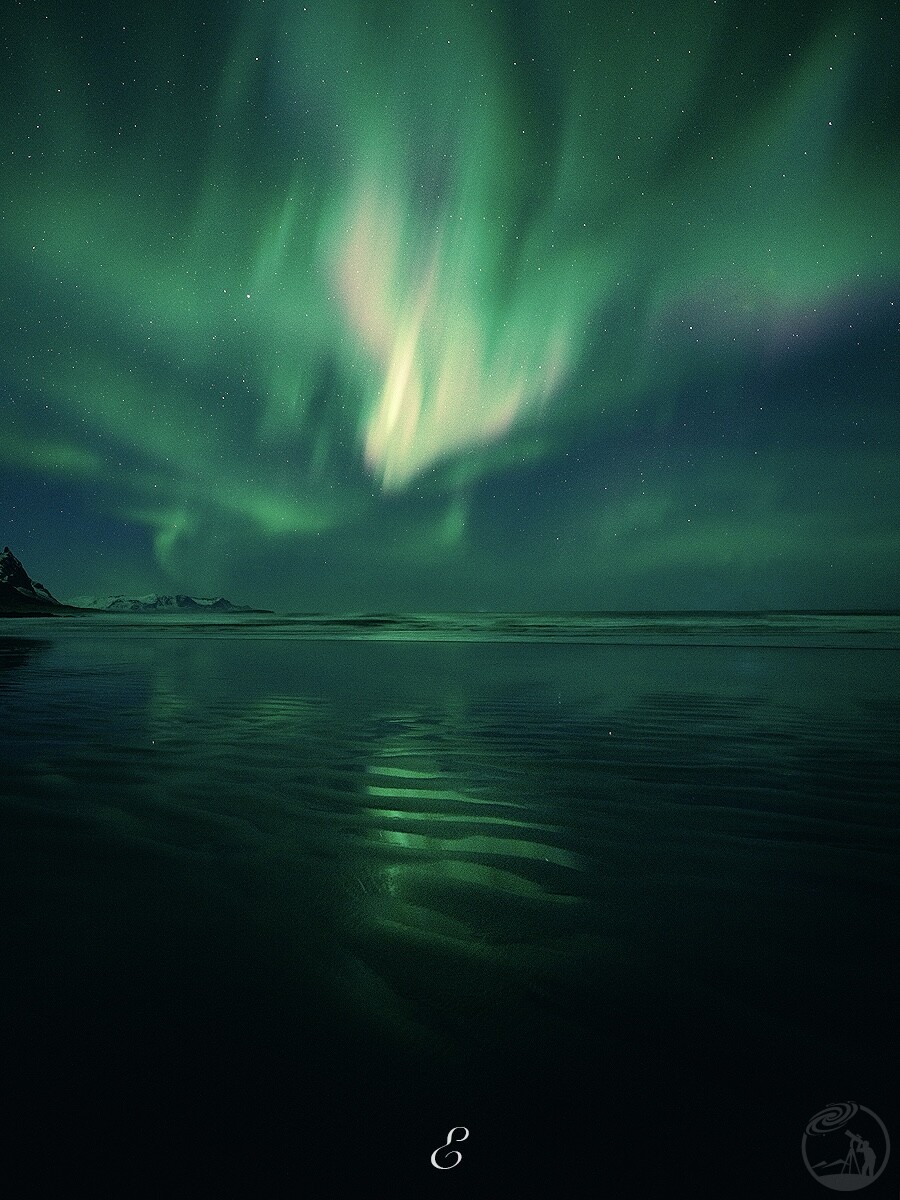 冰岛蝙蝠山极光，2026.03.22