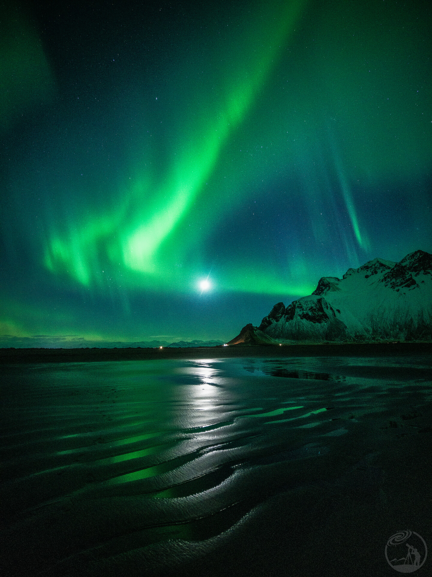 极光星月夜