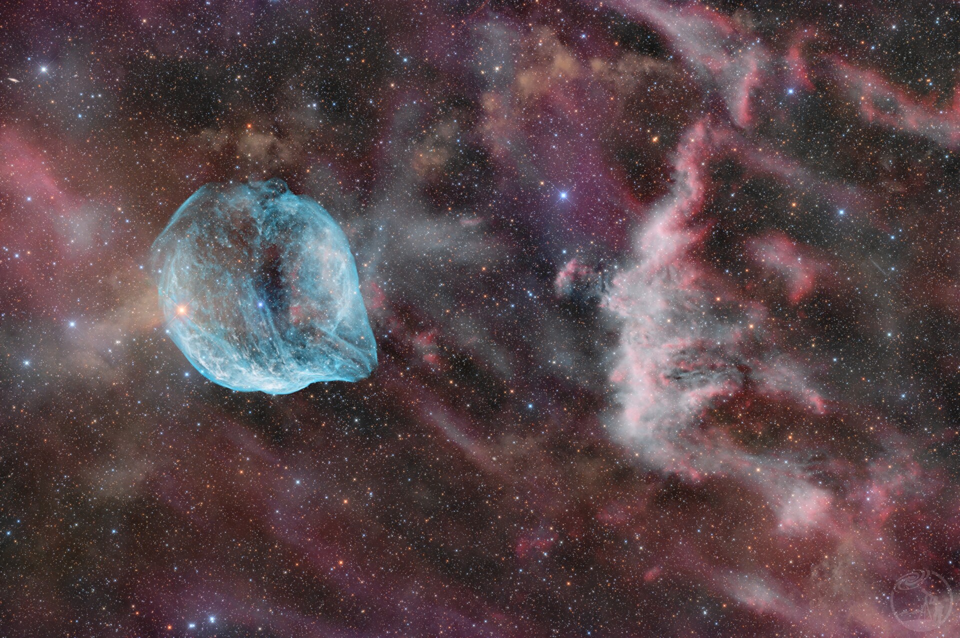 sh2-308海豚星云LRGBHO