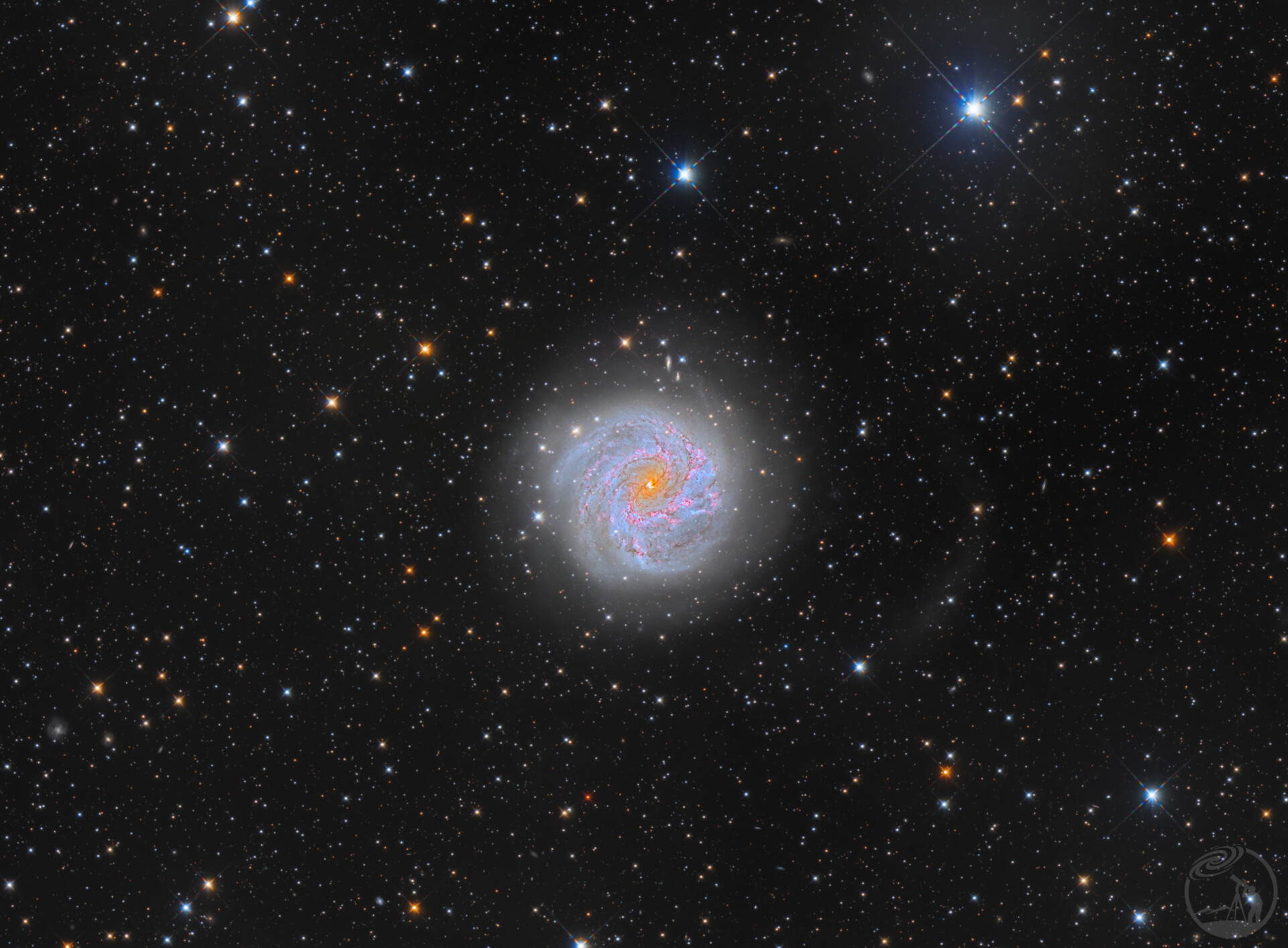 M83南风车星系广域