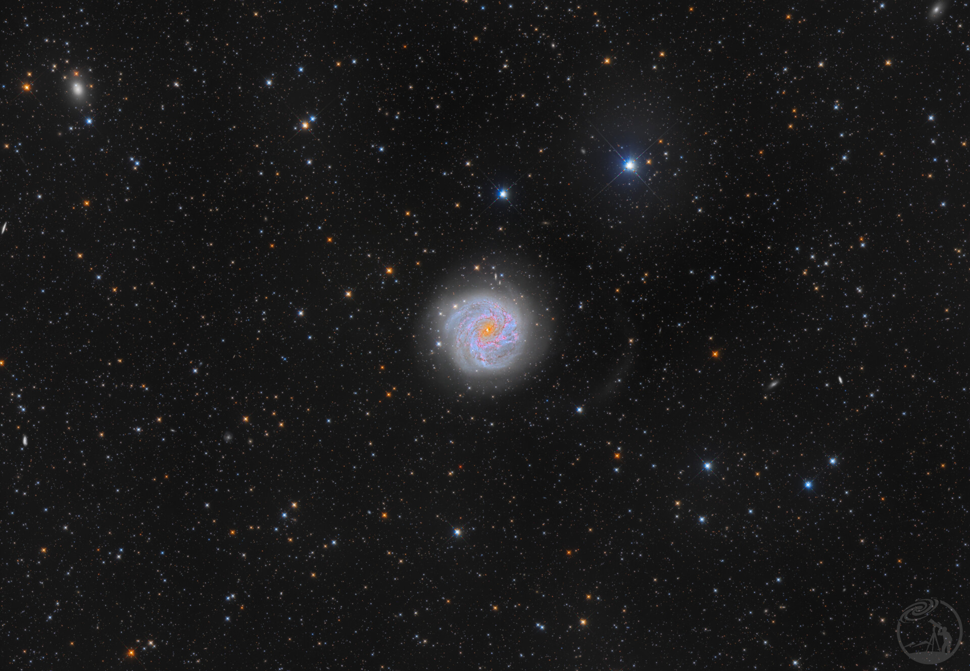 M83南风车星系广域