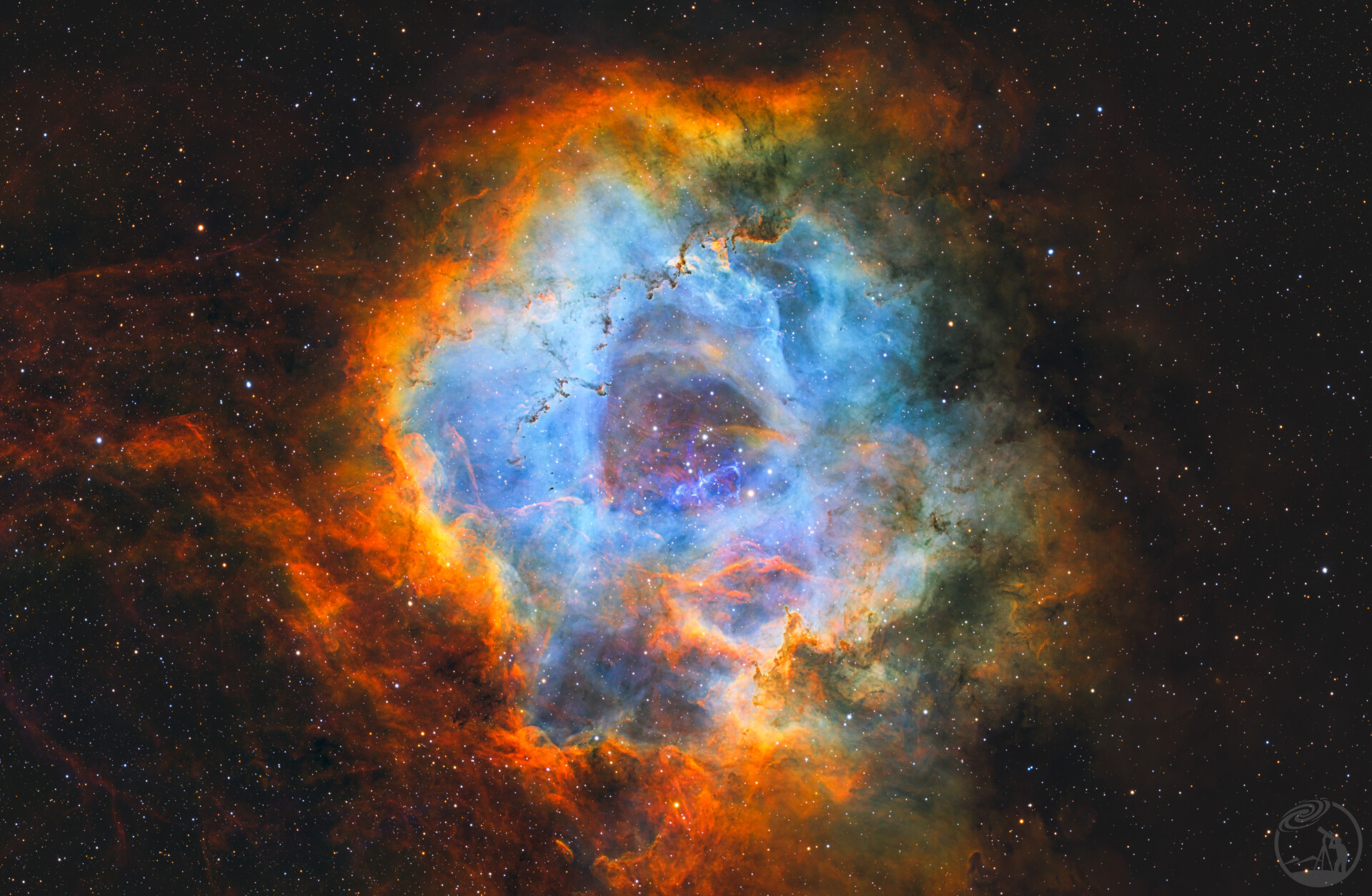 NGC2237玫瑰星云 重制