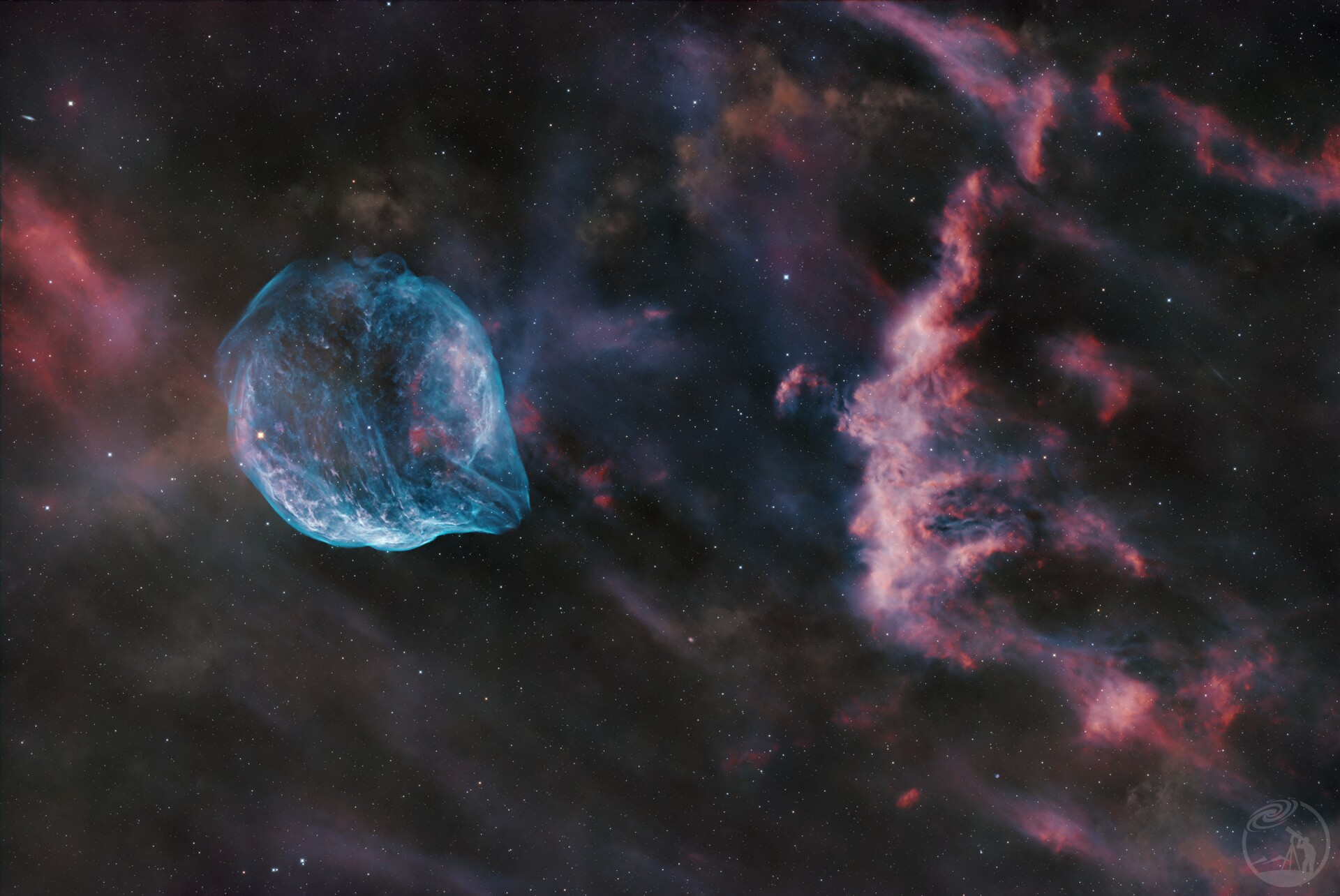 sh2-308海豚星云LRGBHO