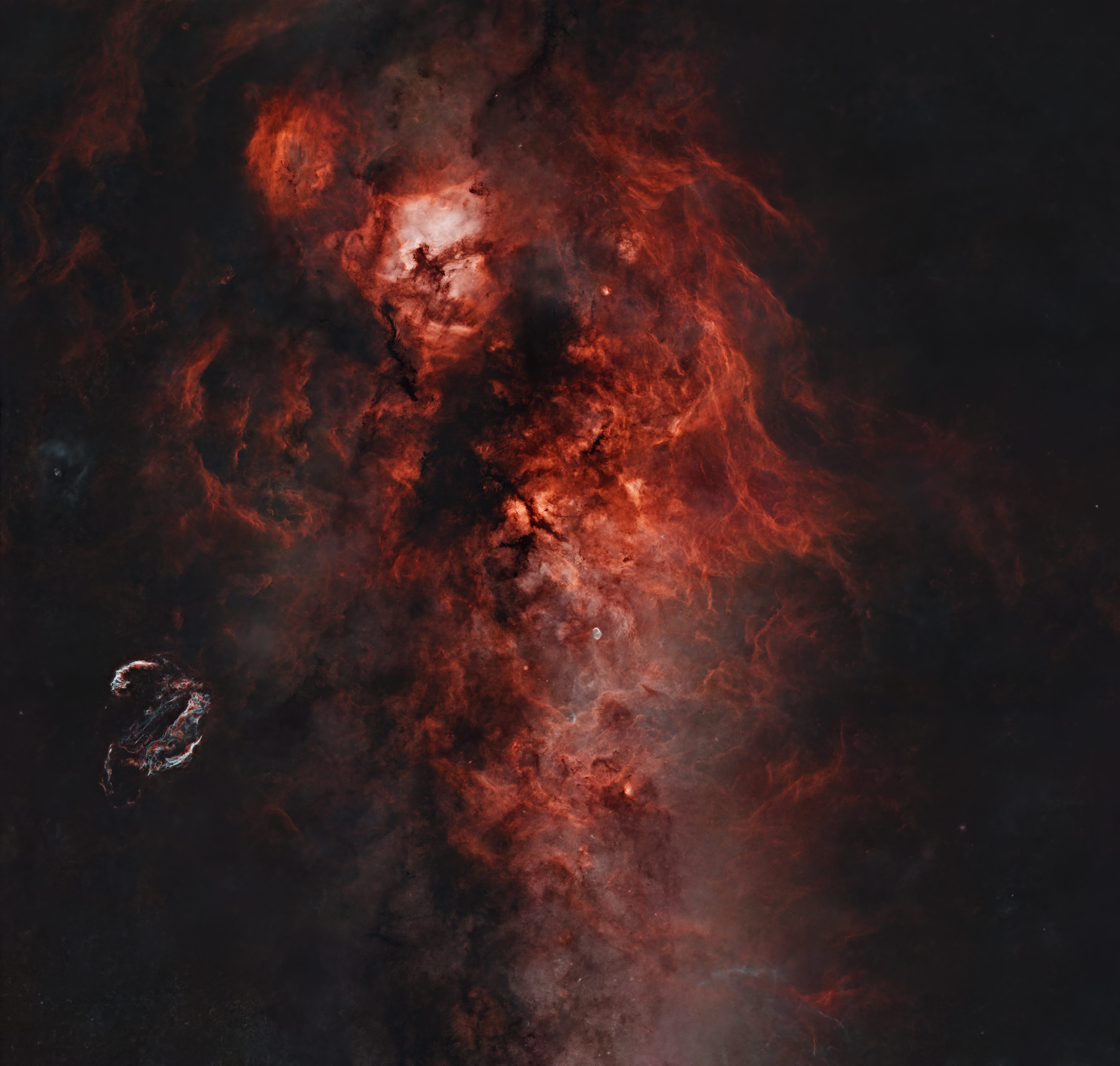 天鹅座六片马赛克