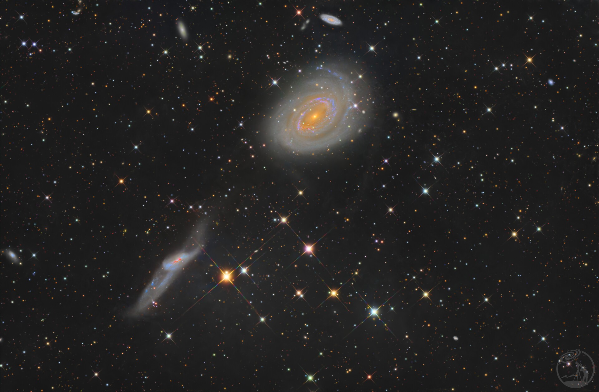 NGC4725及周边