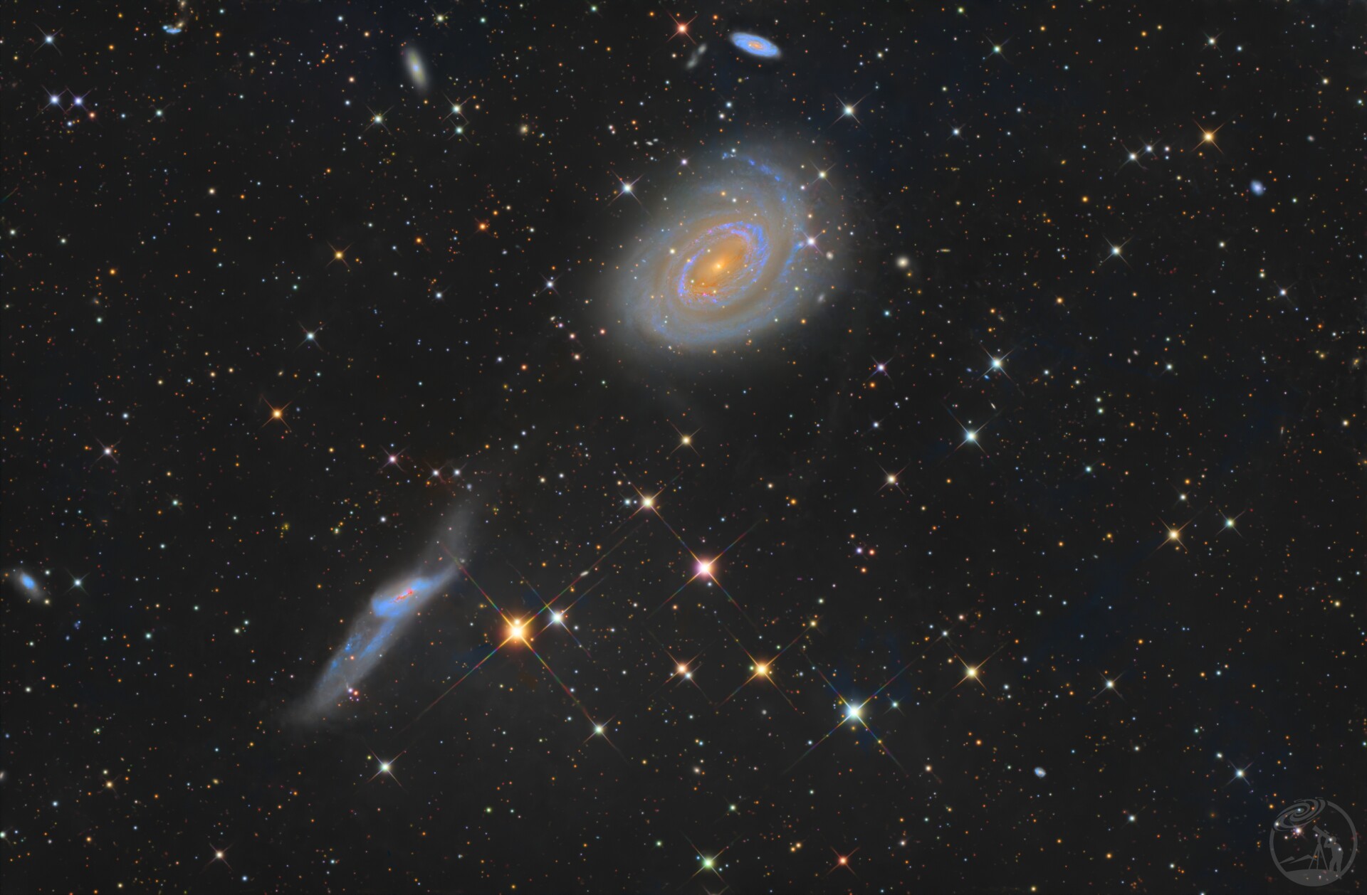 NGC4725及周边