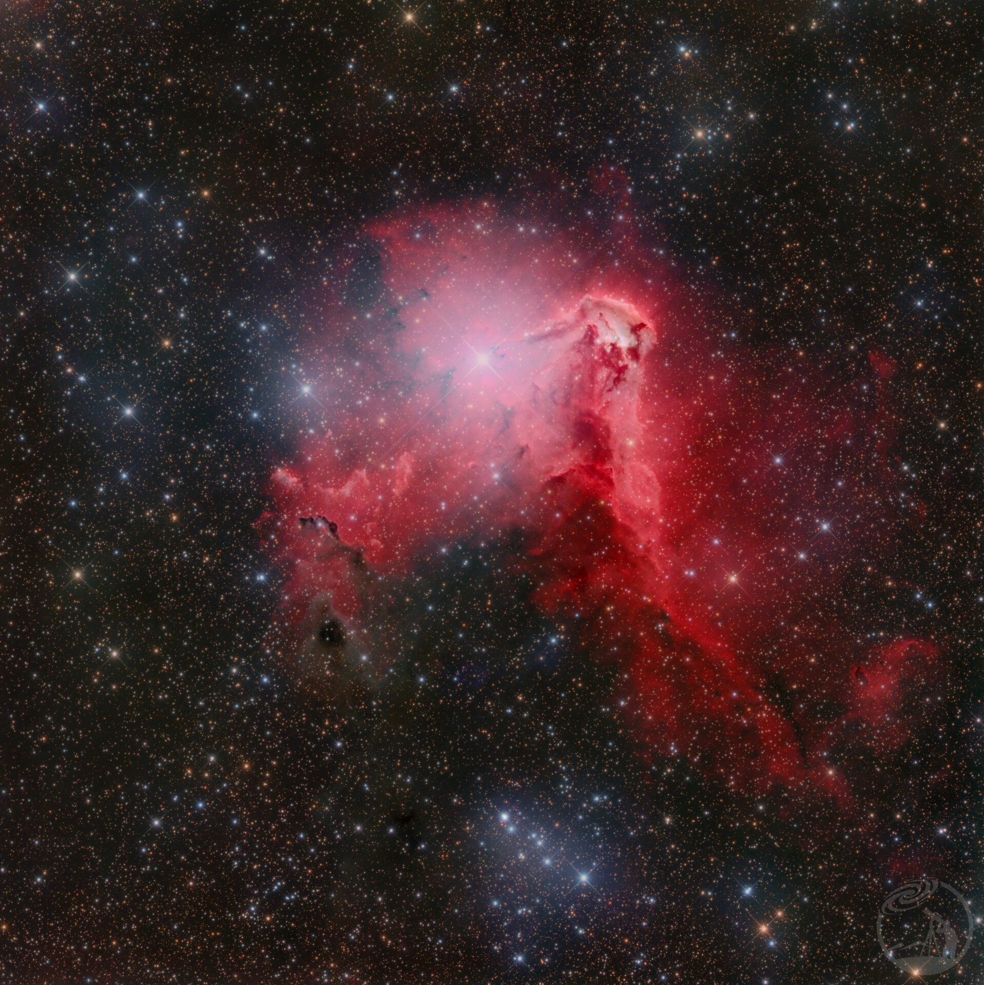 RCW85火山星云LRGBHa