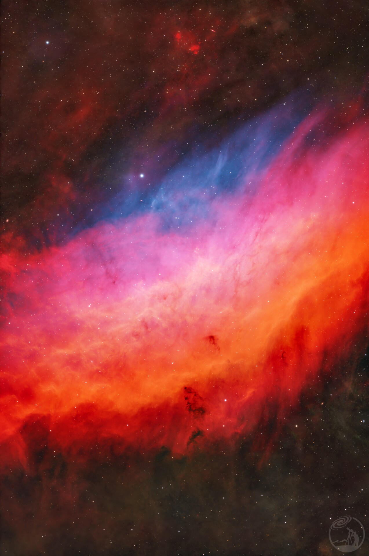 NGC1499加州星云LRGBSHO