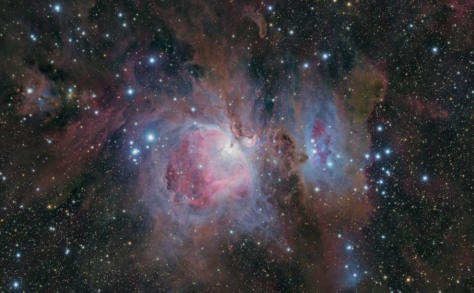 M42猎户座大星云（长短曝光可做HDR）2800mm海拔 2.5级黑区拍摄