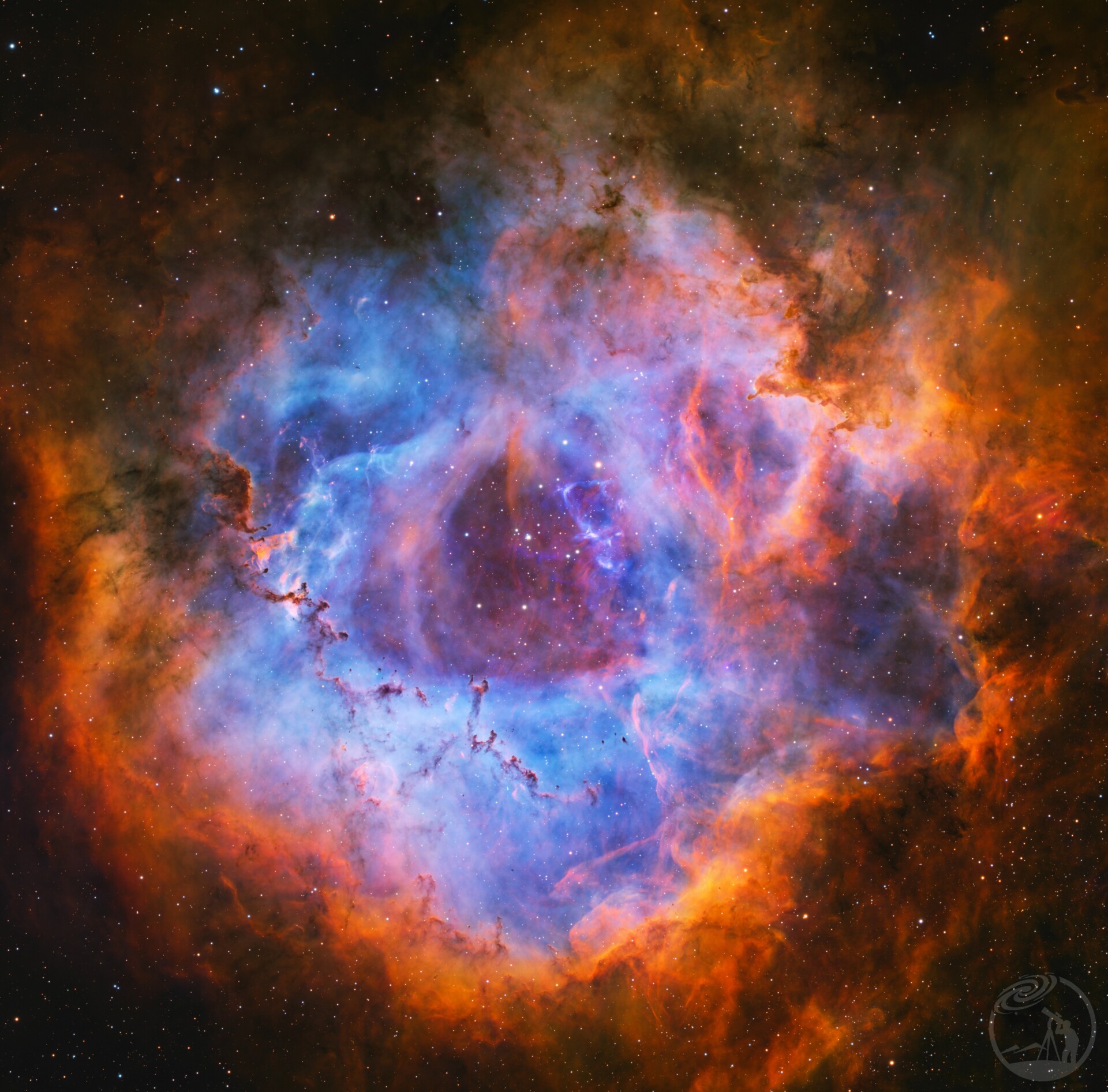 玫瑰星云 2幅马赛克