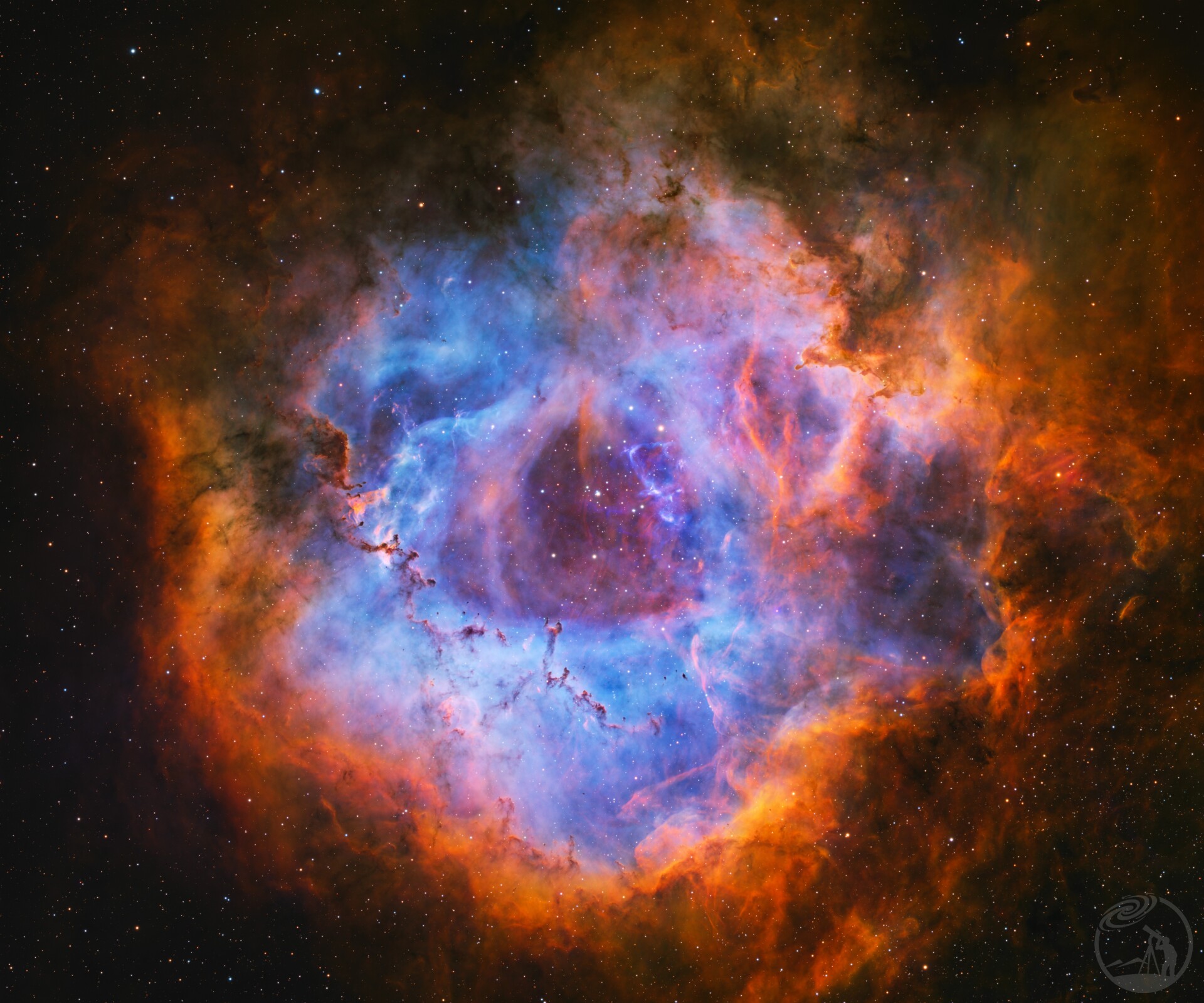 玫瑰星云 2幅马赛克