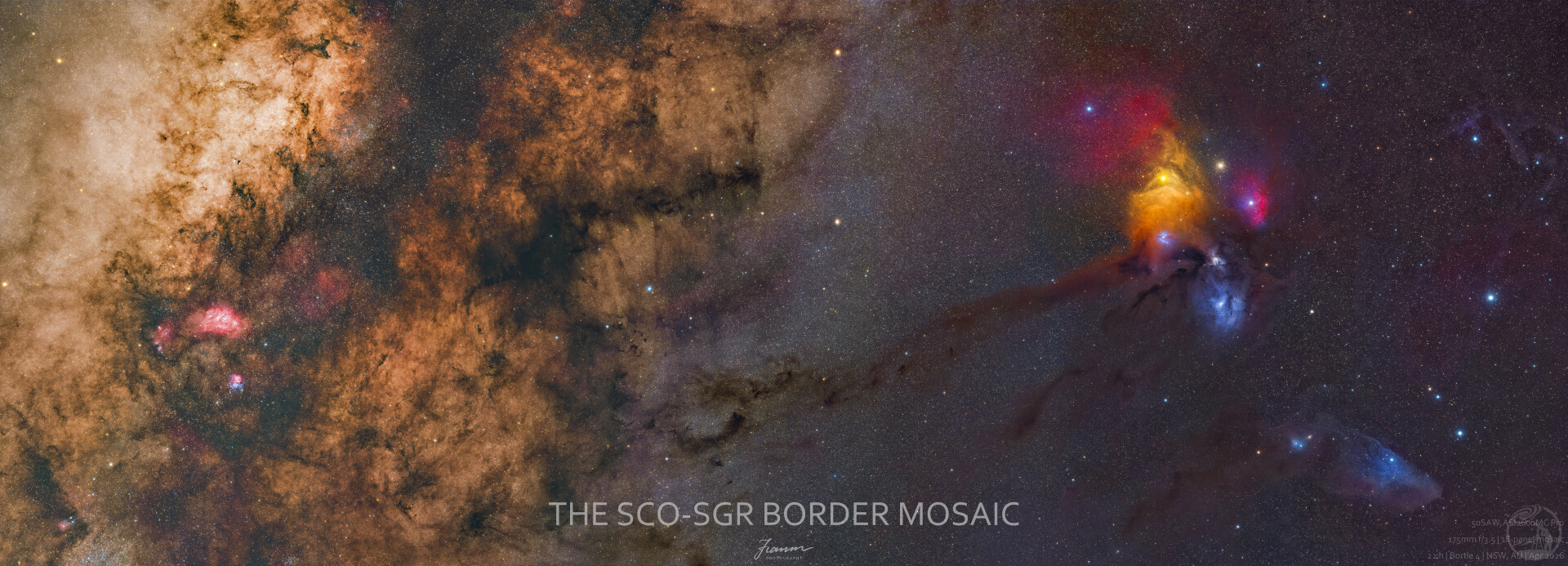 天蝎座与人马座广域马赛克