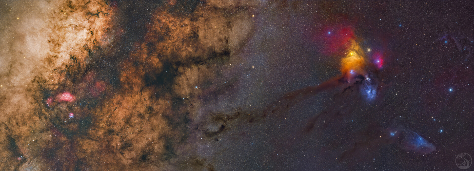 天蝎座与人马座广域马赛克