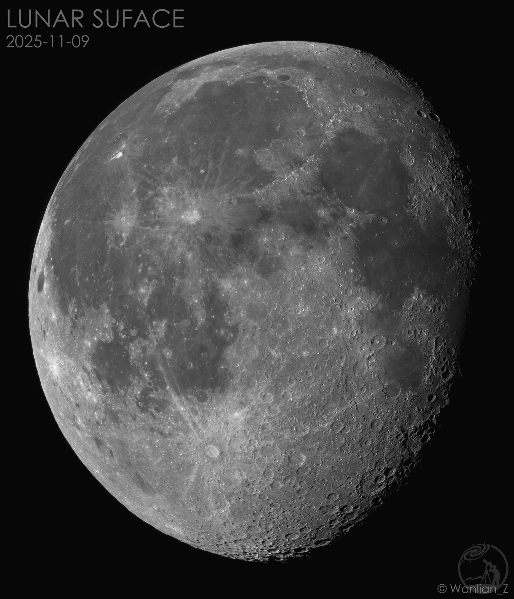 1.94亿像素马赛克：极致的亏凸月