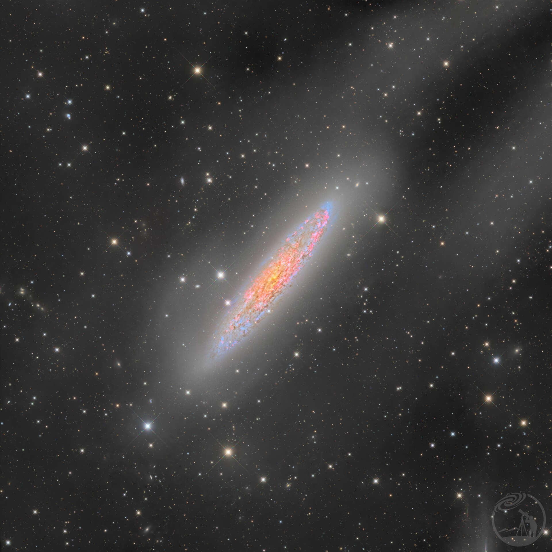 NGC253银元星系及周边IFN
