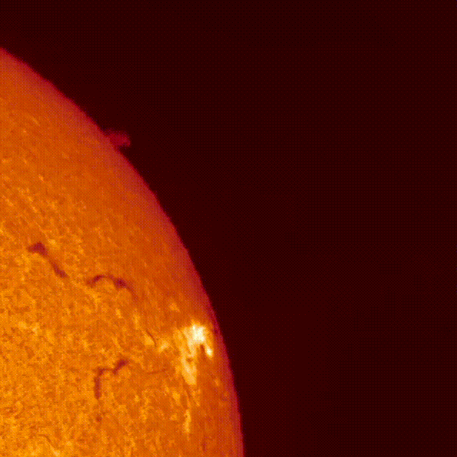 X2.52耀斑爆发动图