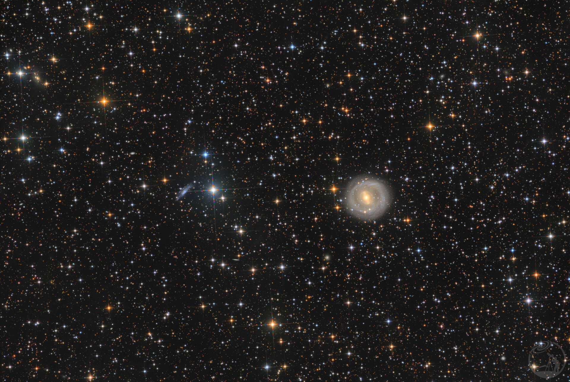 NGC2217和周边星场