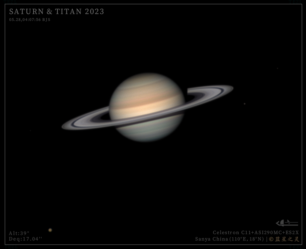 土星与泰坦 2023.05.28