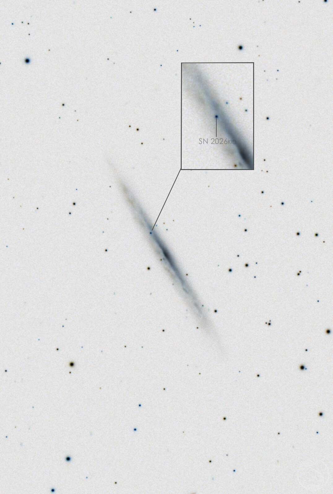 人生首拍超新星SN2026kid——NGC5907