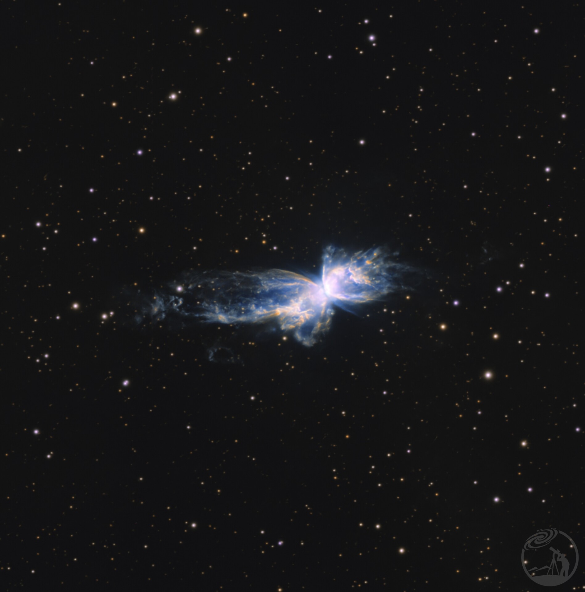 NGC6302星尘化蝶