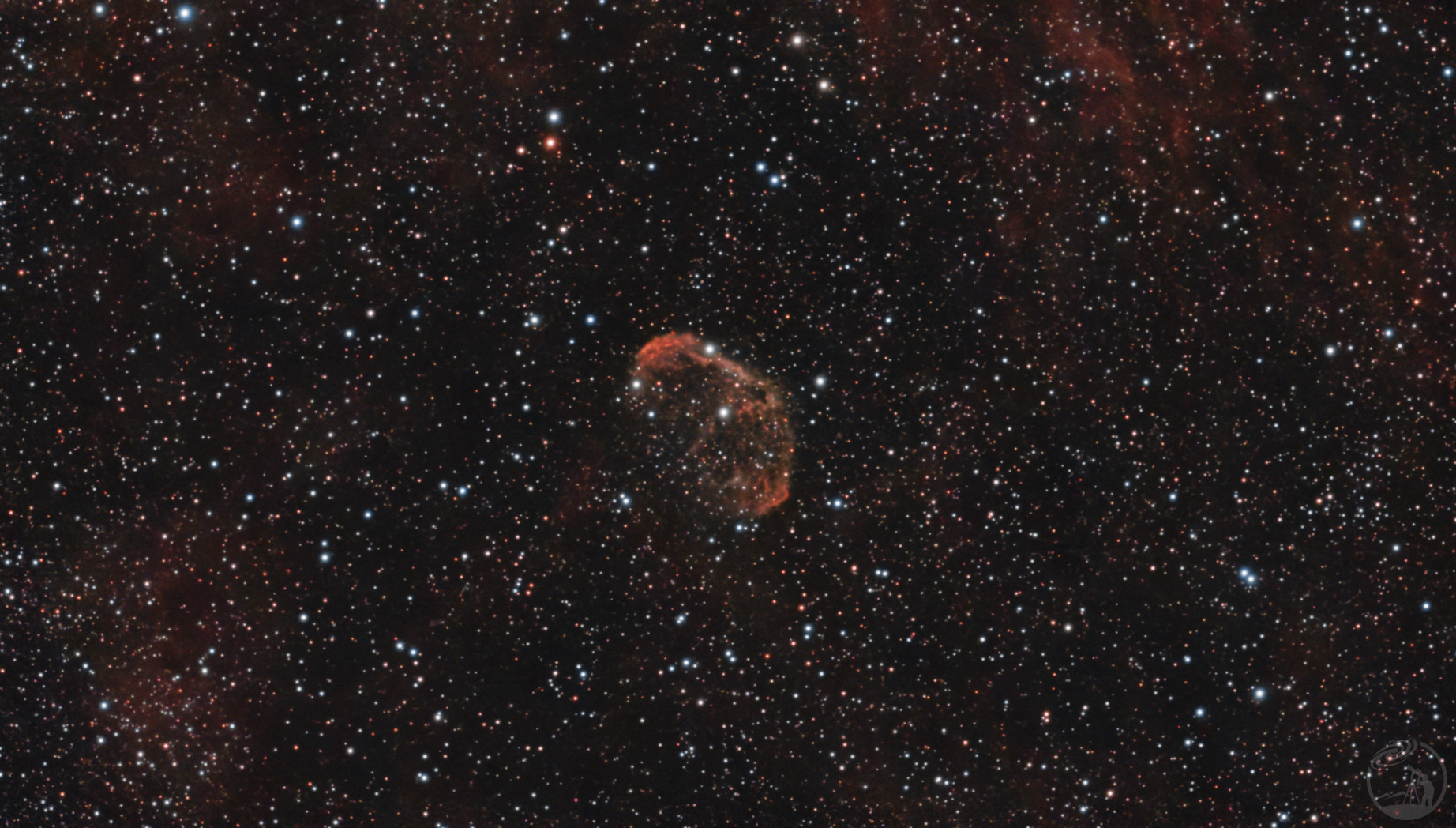 NGC6888（8级区dwarfmini双窄带）