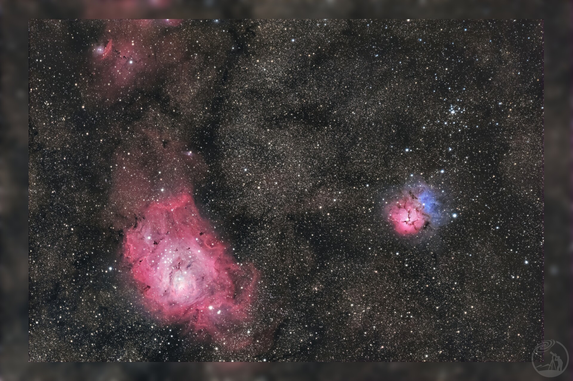 M8礁湖星云&M20三叶星云