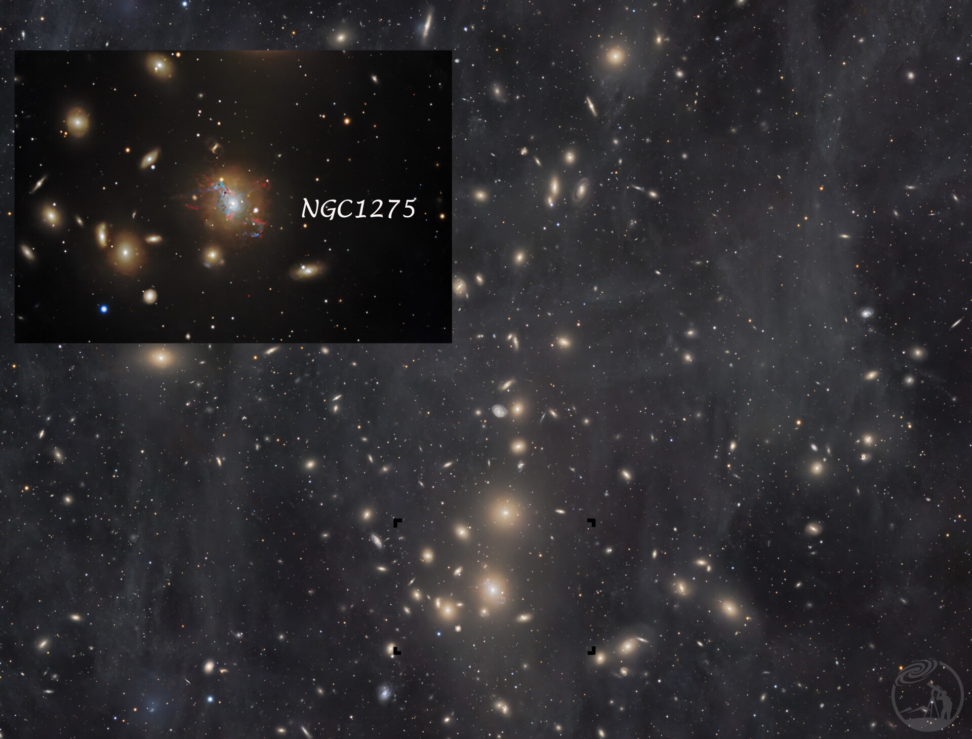 Abell 426 Perseus Cluster LRGB Version.2