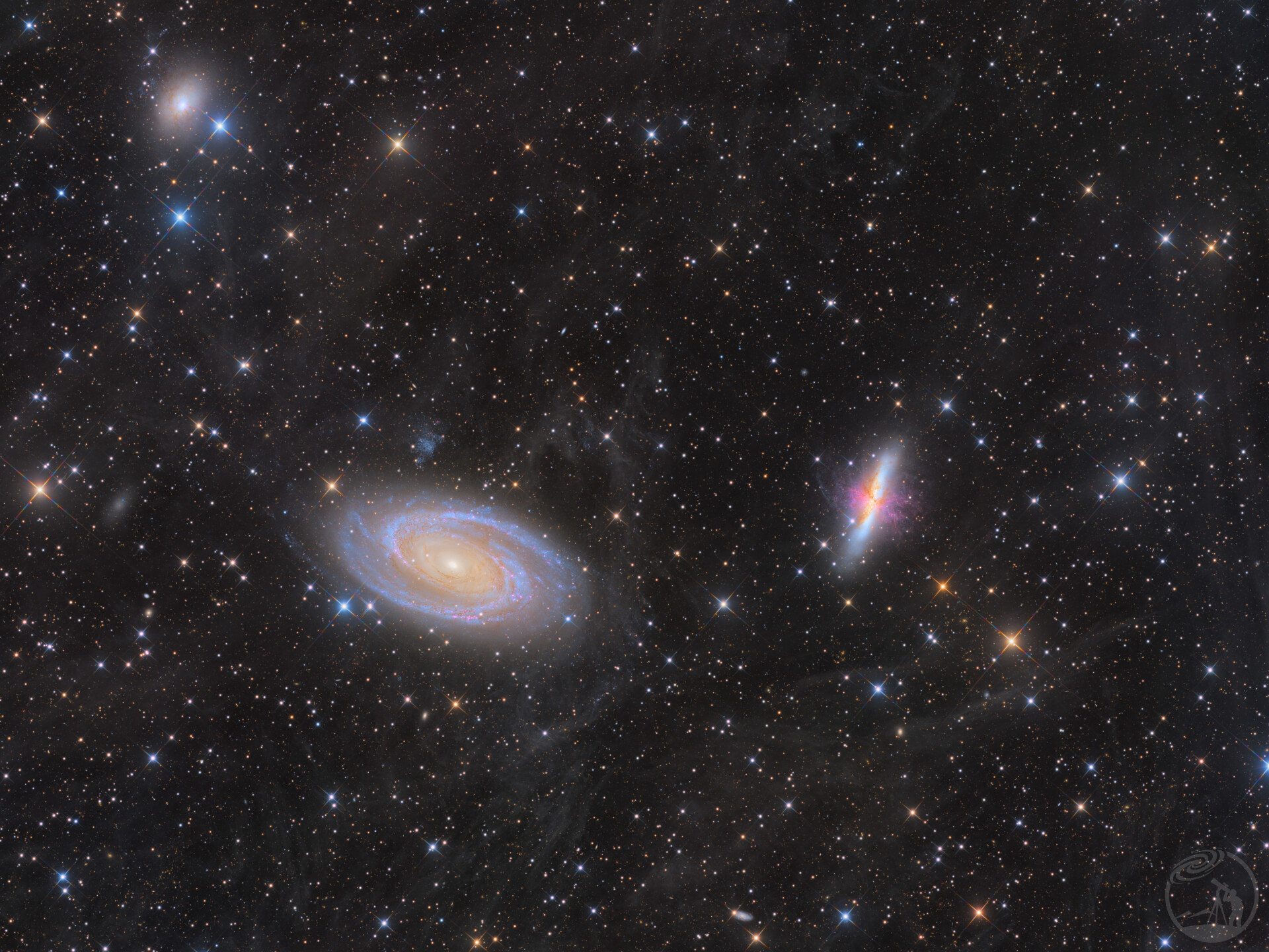 M81波德星系&M82雪茄星系