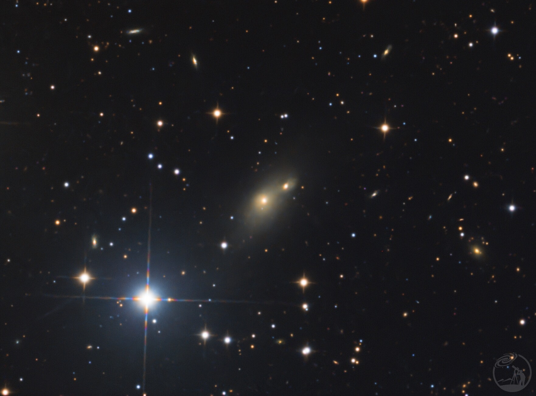 室女座NGC4517与雷睦斯80、NGC4493