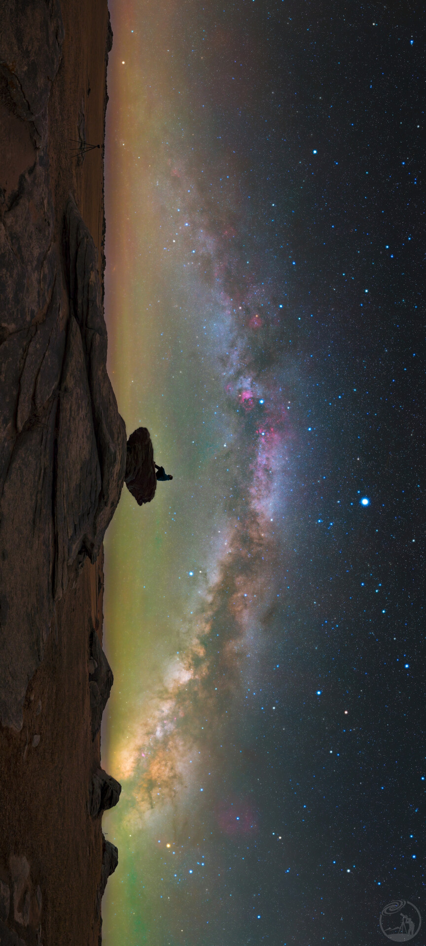 在大地的摇篮中仰望星空