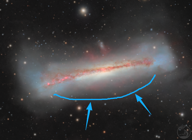 【首次？】狮子座三重奏-NGC3628核心Ha喷流