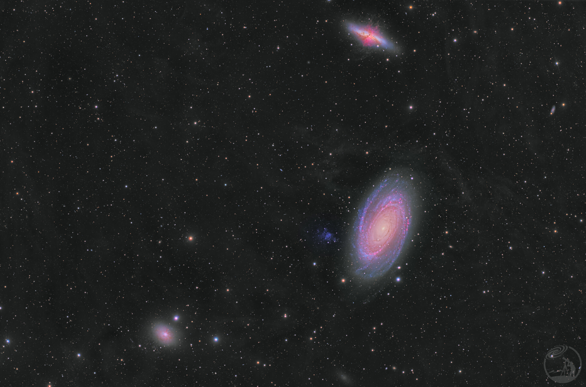 M81、M82、NGC3077
