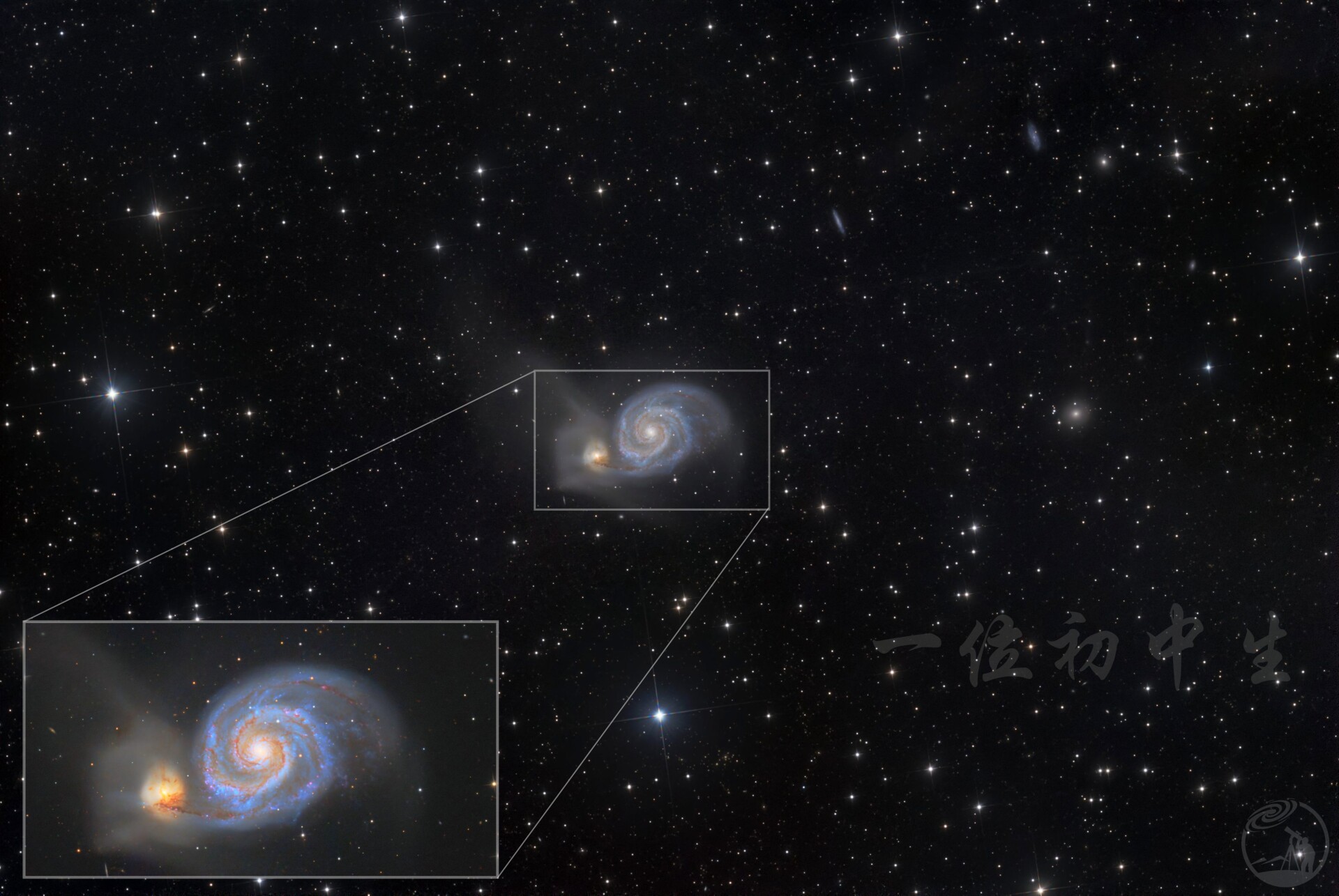 m51 --星空中的共舞