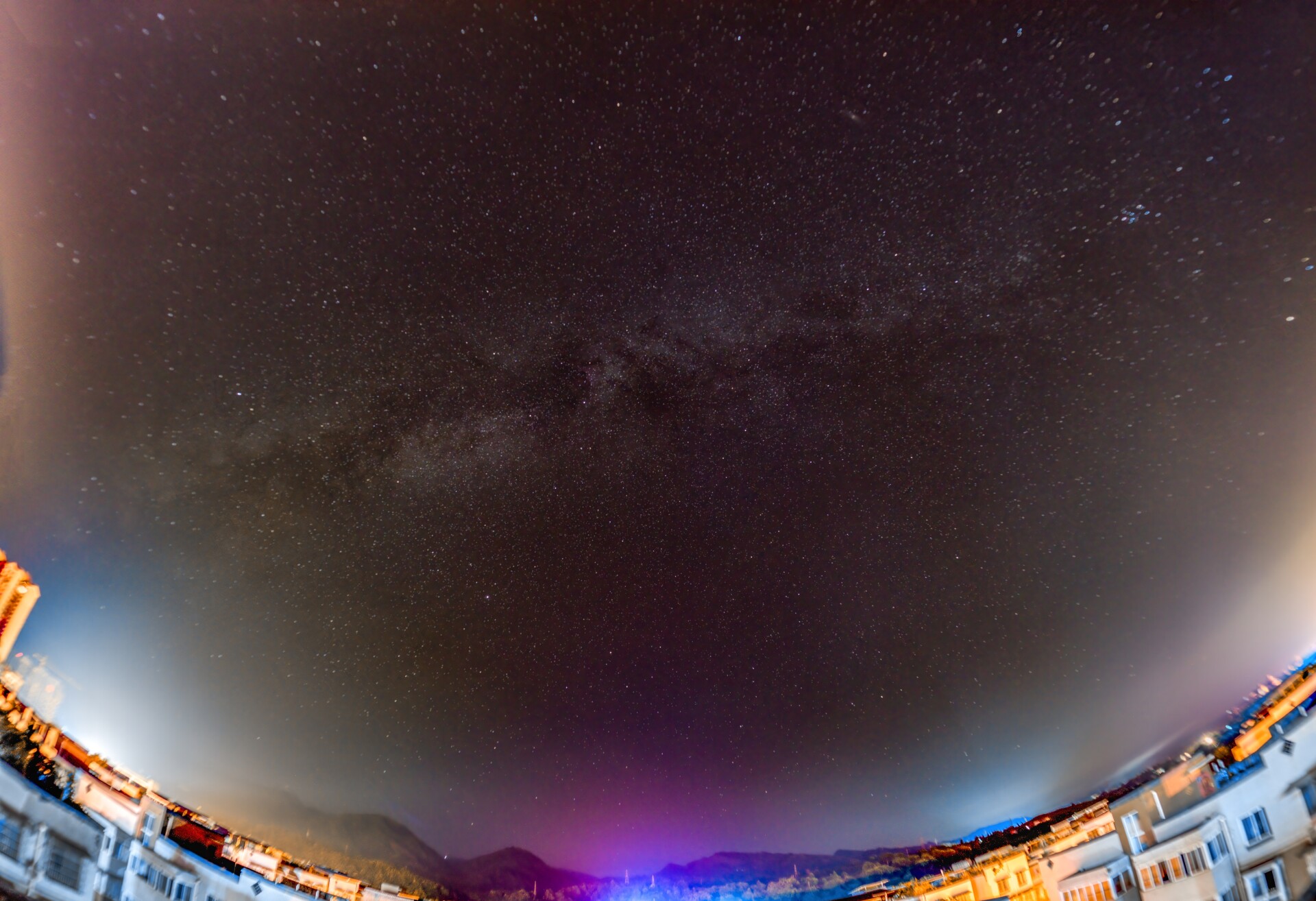 峨眉山市的星空