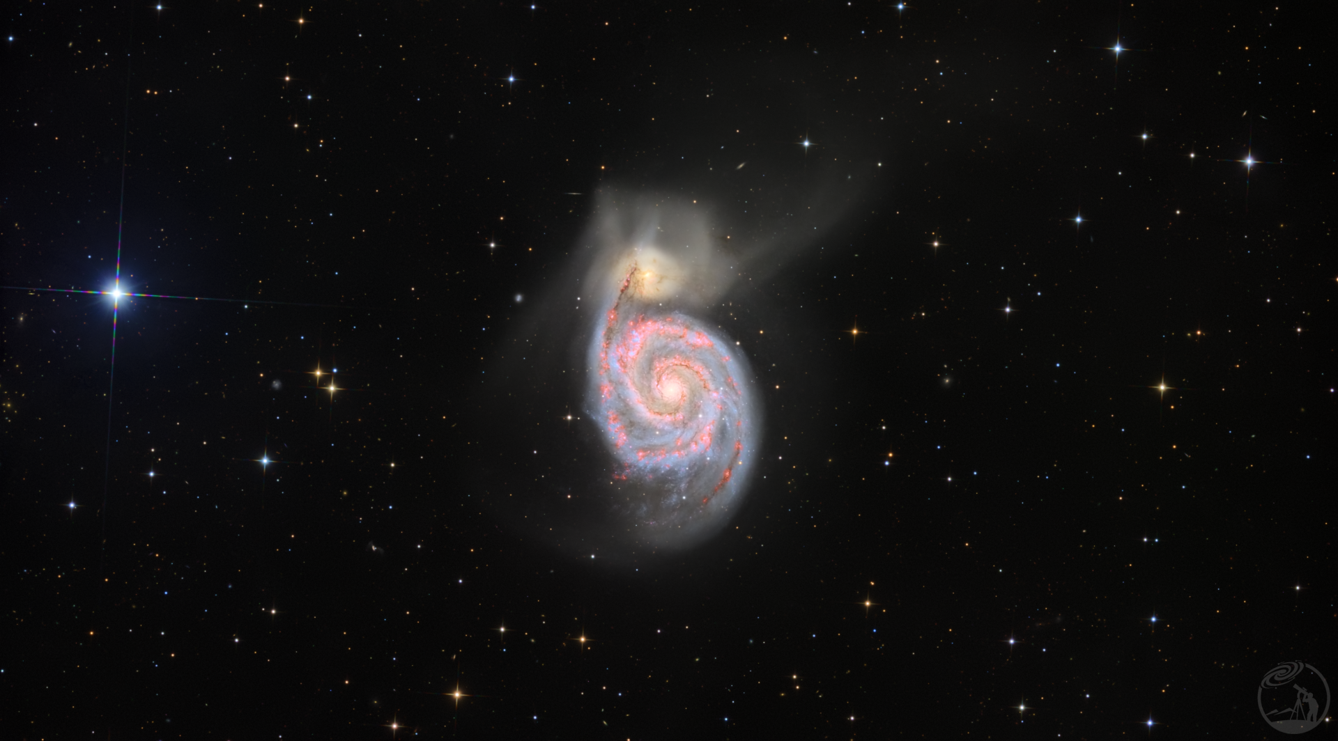 M51 | The Starry Night - Vincent Willem van Gogh