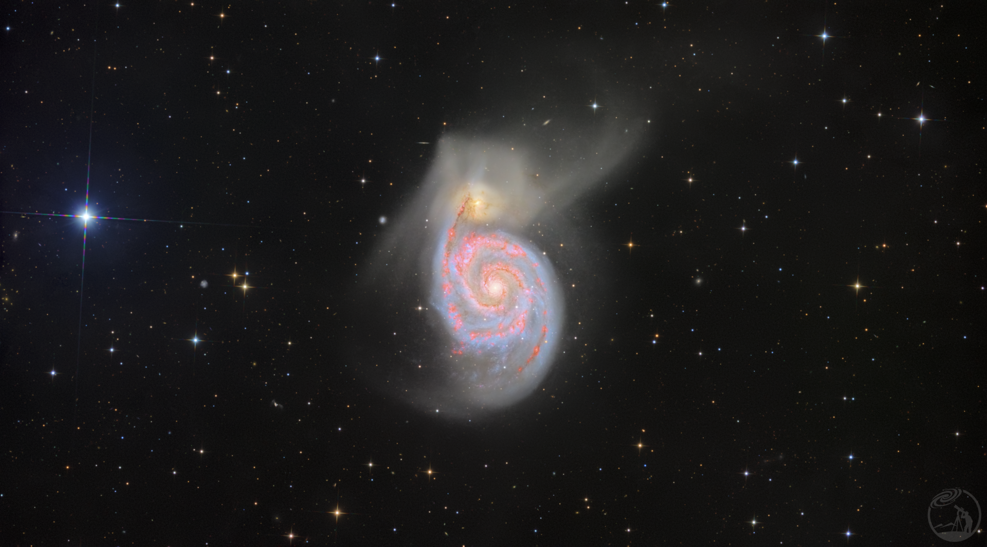M51 | The Starry Night - Vincent Willem van Gogh
