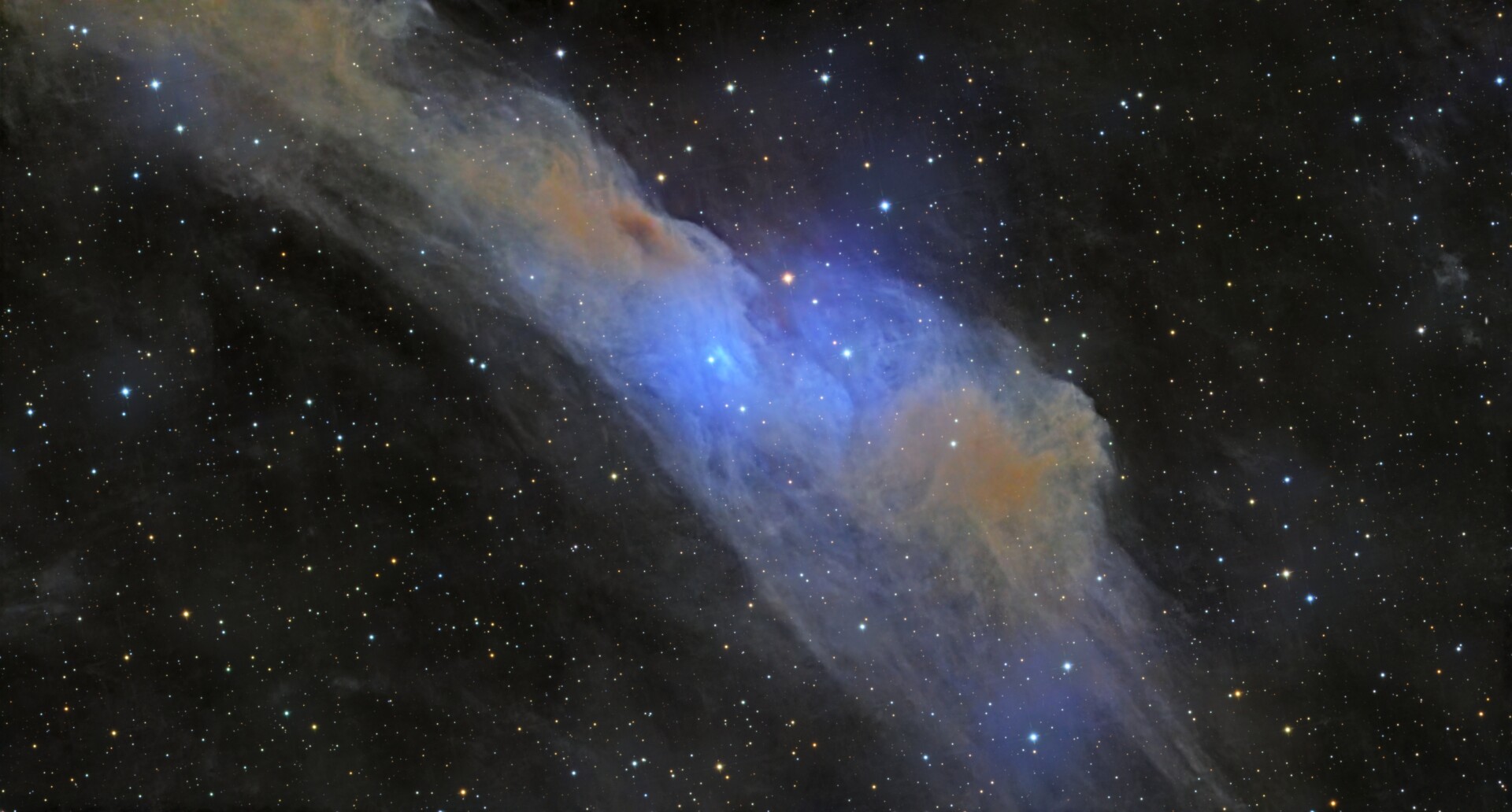 对勾星云局部
