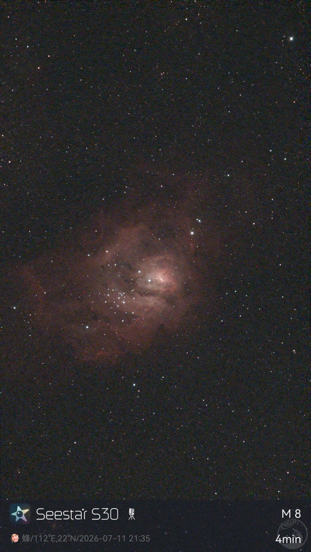 M8礁湖星云实拍