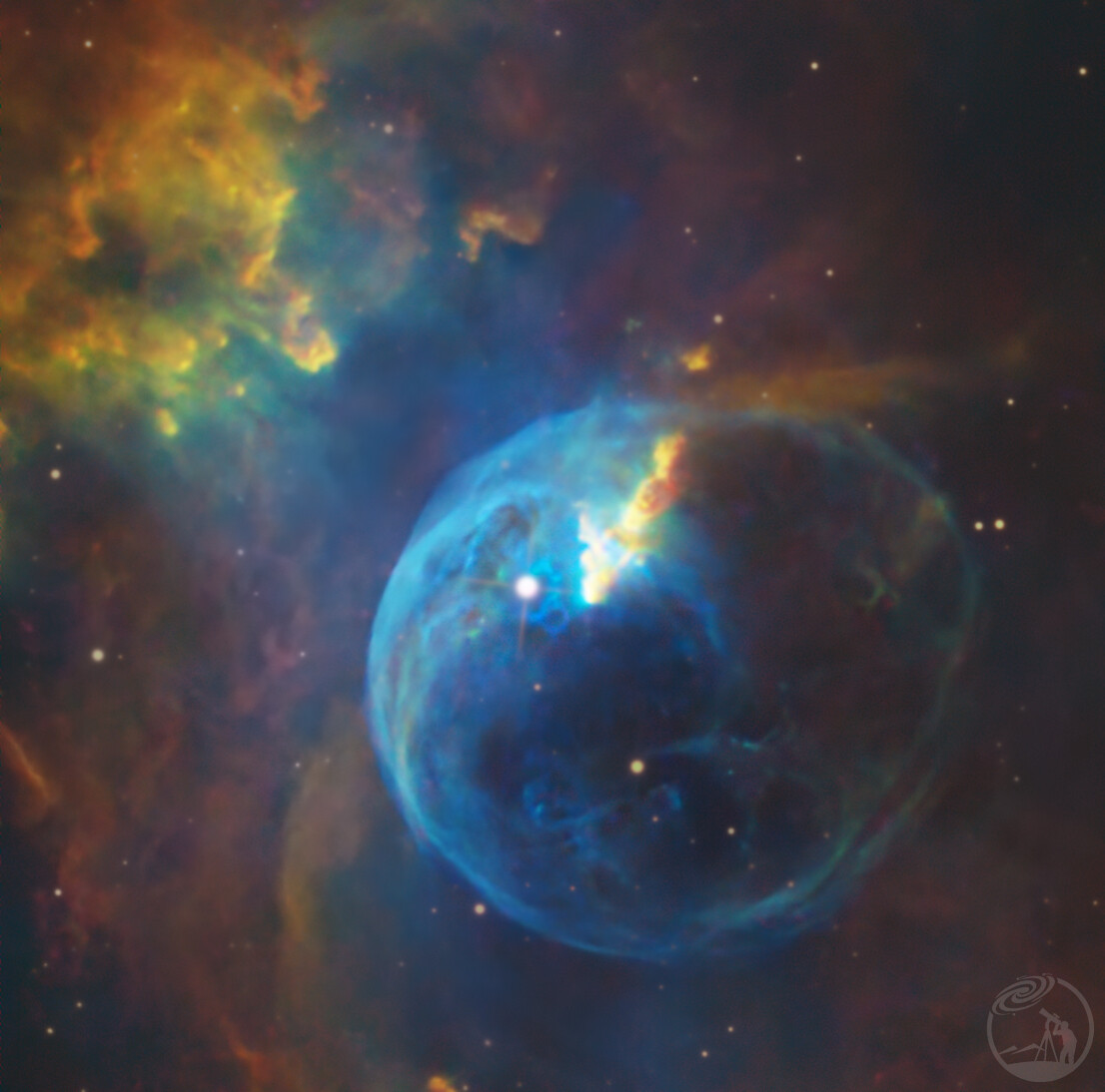 气泡星云ngc7635