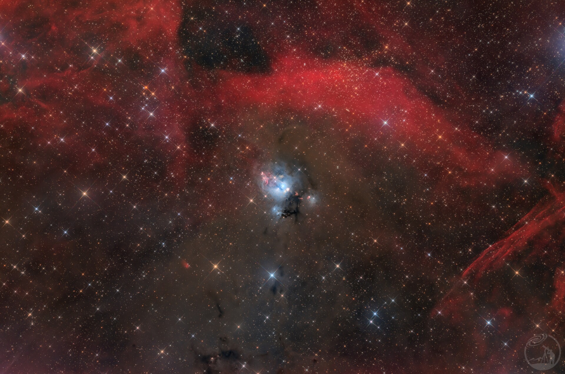 NGC 7129 氢海花苞