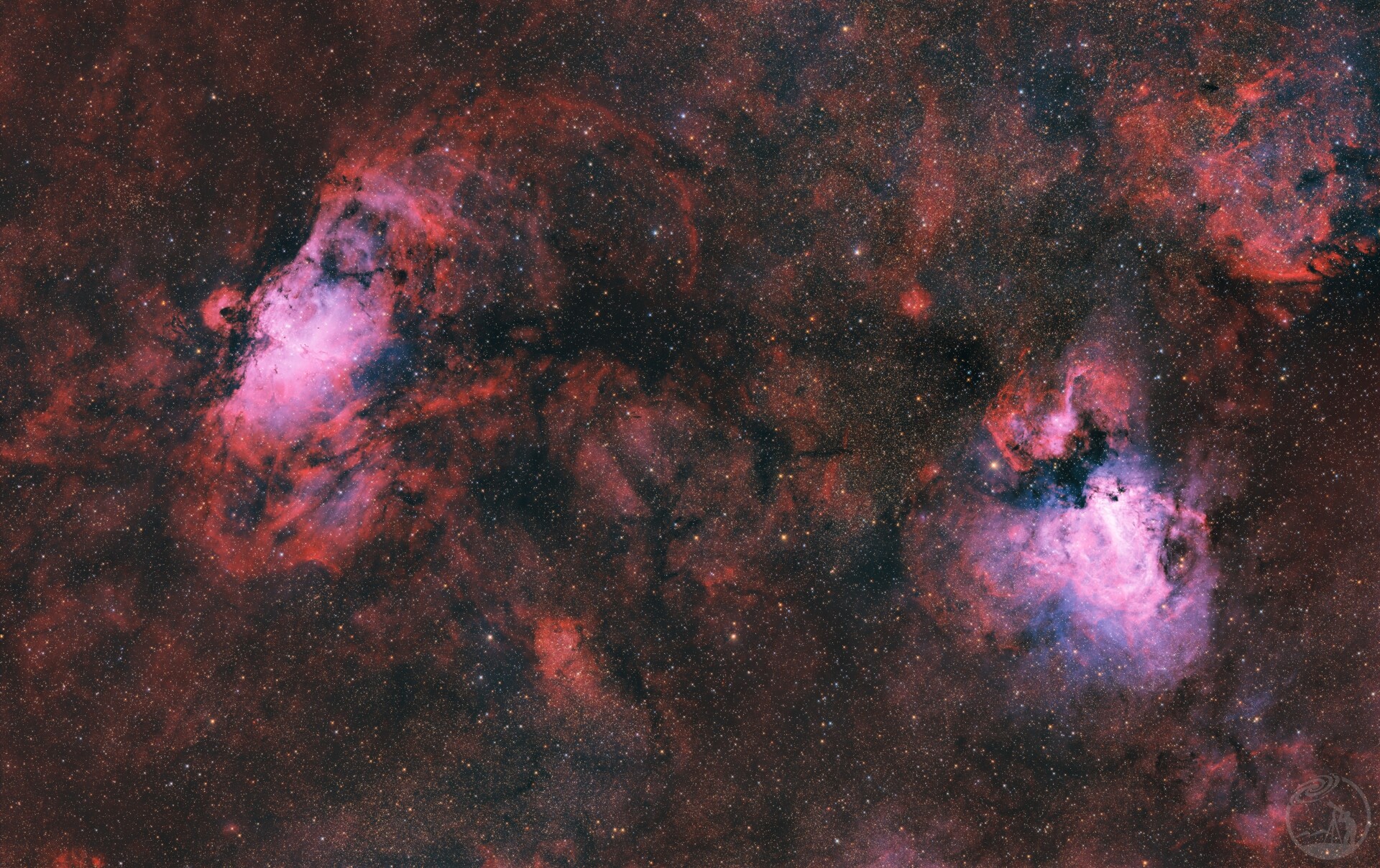 M16&M17 鹰状星云&欧米伽星云