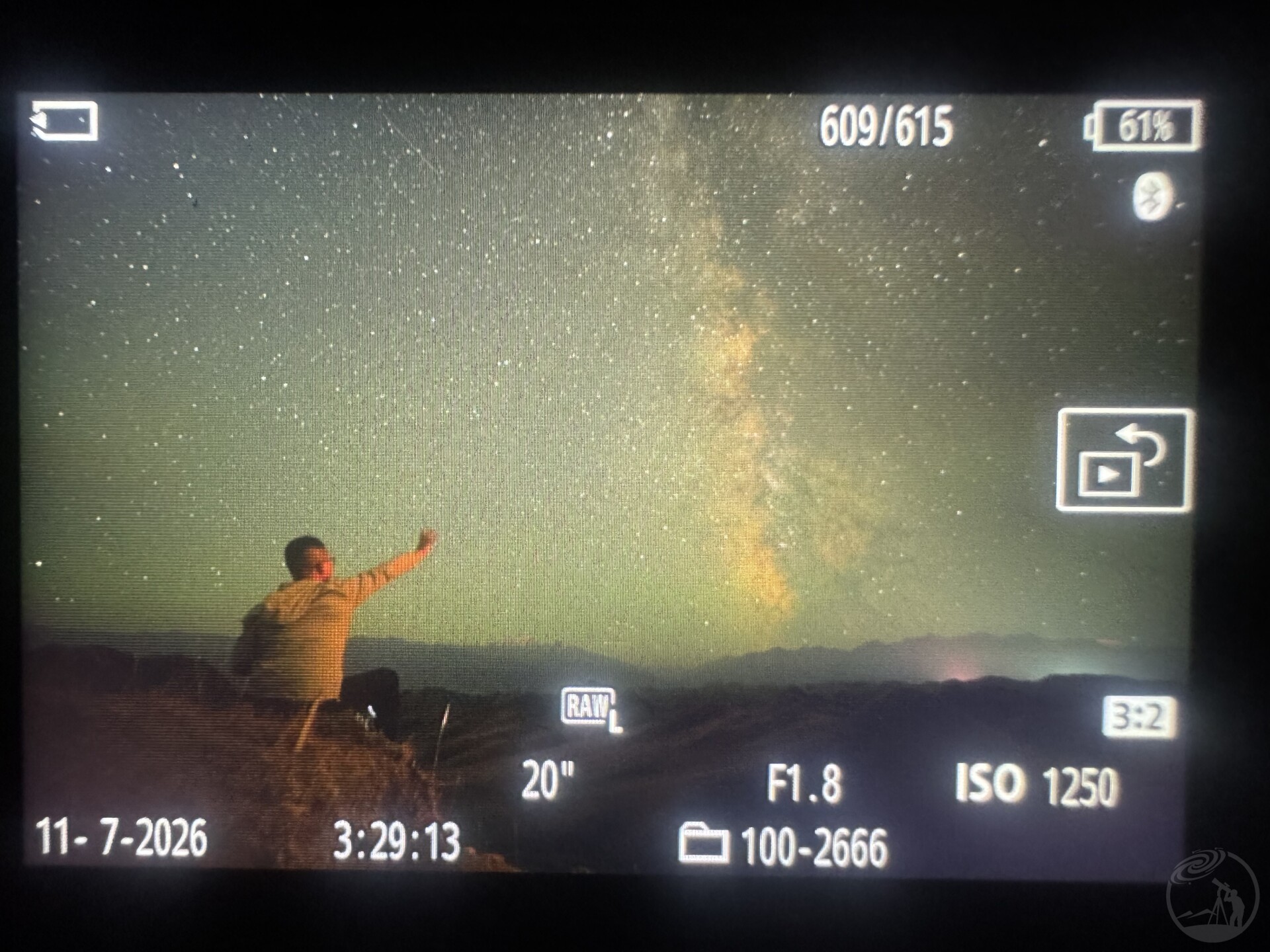 戈壁星空