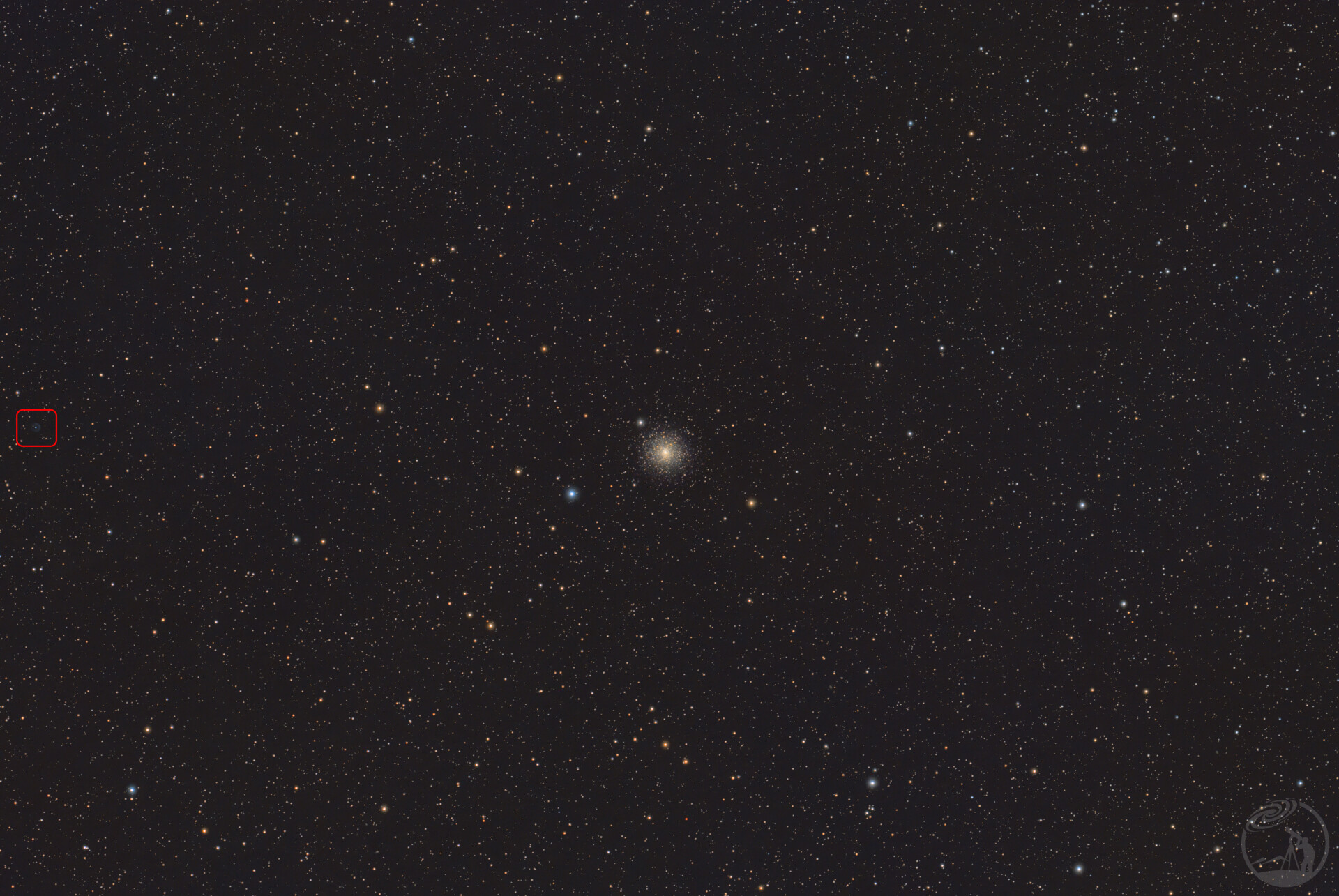 M15。以及最左侧偶然拍到的NGC7094